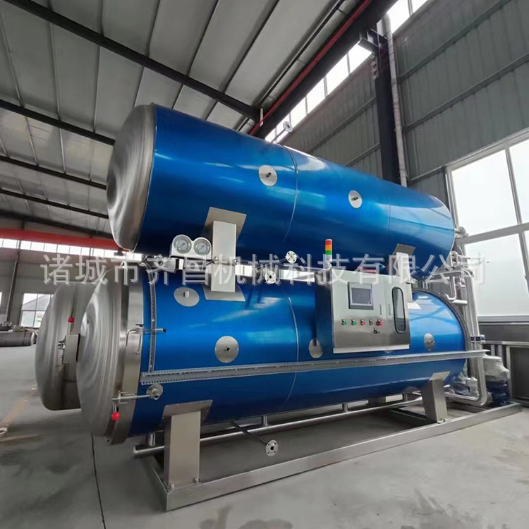 鱼香肉丝料理包灭菌锅 预制菜食品杀菌 全自动控制系统毛蛋杀菌釜