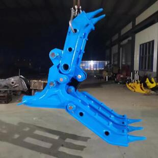 挖掘机液压抓钢机挖机抱夹锯机械抓斗360度旋转抓木器挖机属具