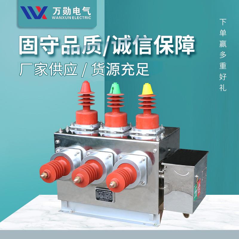 ZW10-10不锈钢户外柱上10KV高压真空断路器双电源手动