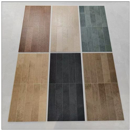 中古风40e0x800长条格子壁砖厨房化妆室全瓷彷古砖客厅背景墙瓷砖
