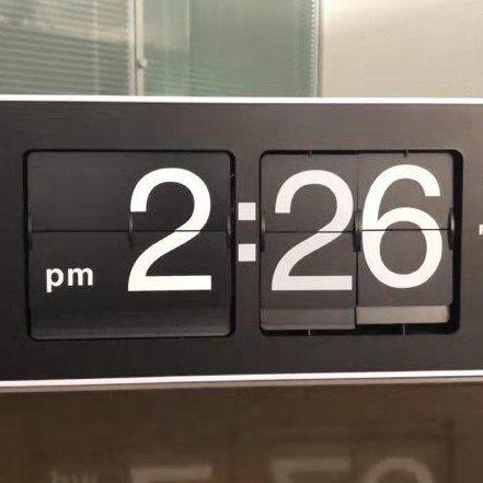 新款北欧简约自动翻页挂钟轻奢家用客厅时尚座钟装饰个性现代钟表,家居饰品,挂钟,淘宝优惠券,粉丝福利购,淘宝优惠卷