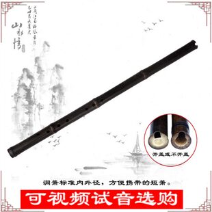 调孔紫竹箫6管子8初学入门洞箫先生短专业孔迷你乐器萧F精品G演奏