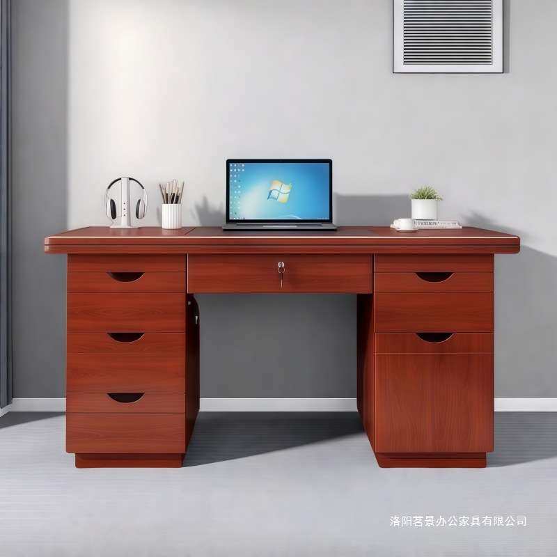 贴纸油漆办公桌职员单人电脑桌带抽屉办公室老板桌带锁现代简约桌,电子元器件市场,其它元器件,淘宝优惠券,粉丝福利购,淘宝优惠卷