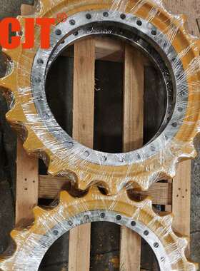 挖掘机驱动齿轮牙盘矿山淬火锻造三一徐工挖掘机齿圈锦泰CCJT