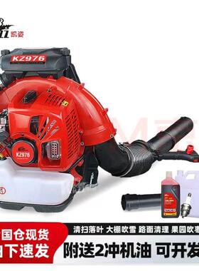 凯姿背负式四冲程汽油大功率风力灭火机大棚吹雪机KZ吹树叶鼓风机