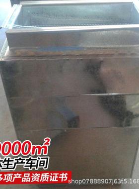 ZP100阻性式复合消声器 镀锌板通风管道消声静压箱