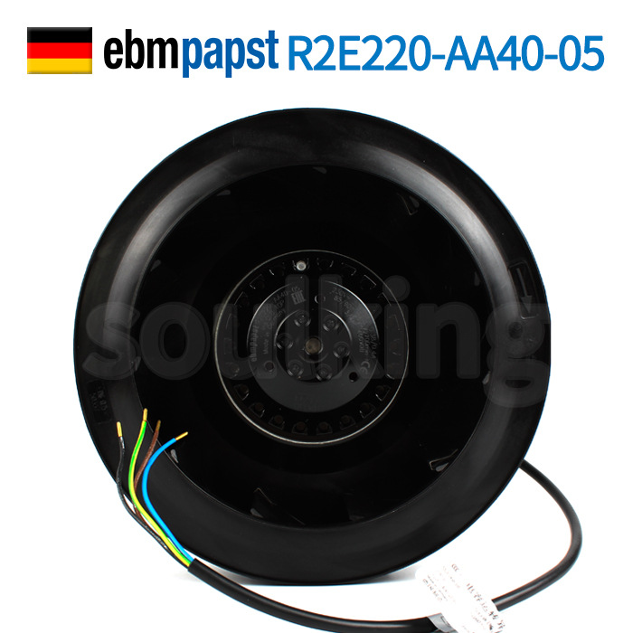 德国ebmpapst风机R2E220-AA40-05 230V 0.38/0.40A 涡轮离心风机