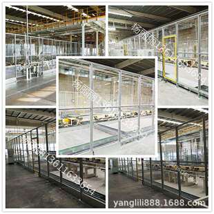 奉贤区 工业铝型材 设备防护罩 工作台 机器人安全围栏 弧焊房