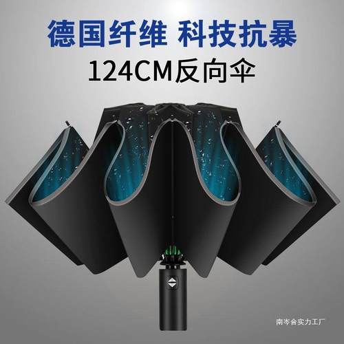 新款绿巨人全自动双人大号折叠雨伞加粗加厚抗风晴雨两用高端防晒