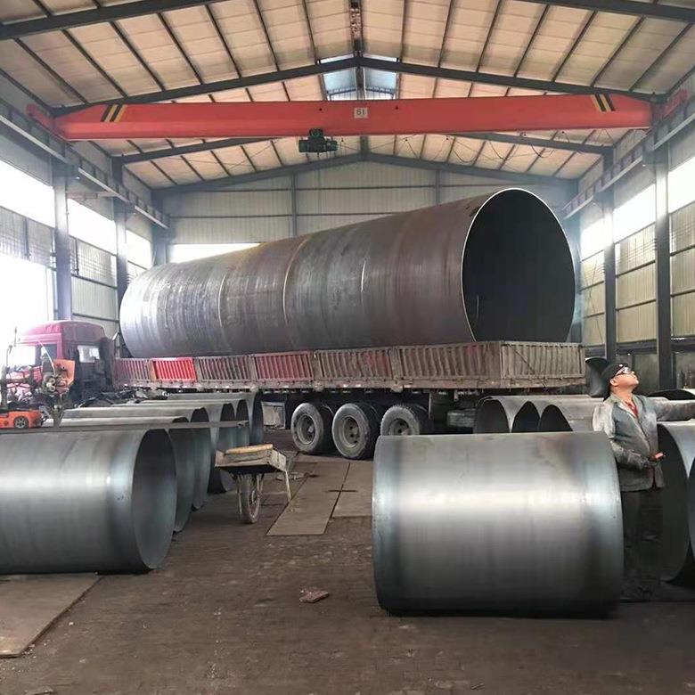 厂家现货大口径厚壁焊接卷管 厚壁焊管 可加 工定 制钢管螺旋管材