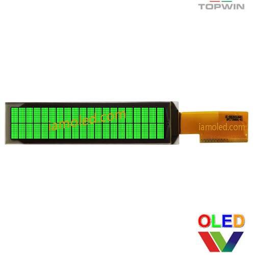2.26英寸断码字符型oled液晶显示屏绿色绿光topwin拓微大尺寸经典