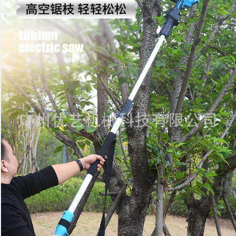 舒畅无线伸缩锯高空锯树神器锂电充电式修剪树枝锯子电动高枝锯
