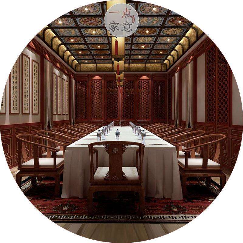 厂家直销大型开会会议桌椅长条桌复古办公接待洽谈桌大桌子工作