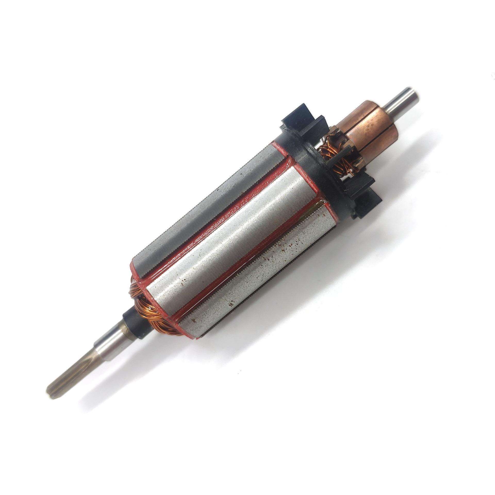 厂家204世新有刷打磨机转子102L小型电动雕刻机手柄配件全套