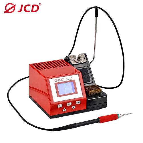 JCD T210恒温电焊台可调温85W电烙铁220V/110V无铅防静电数字显示
