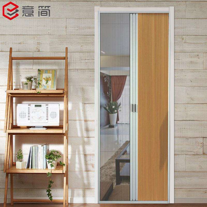 1VPR蜂巢帘纱窗防蚊内开窗免打孔手动推拉式风琴帘遮阳百褶窗帘日