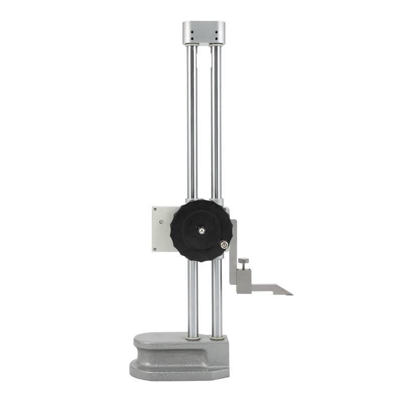 量合双柱数显高度尺0-300手摇双杆带表高度尺0-500垂直度0.02mm
