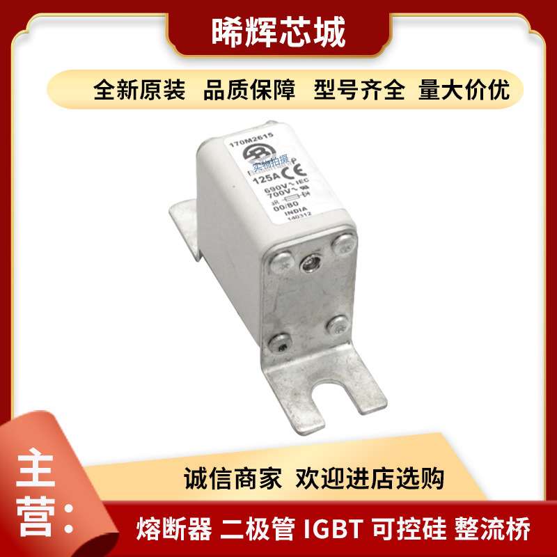 170M2615 170M6812D巴斯曼快速熔断器 型号齐全 标准封装量大从优