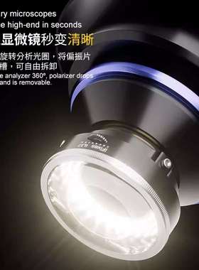 iFixes iL37显微镜偏振光源环形灯 显微镜专用高档偏光光源 LED