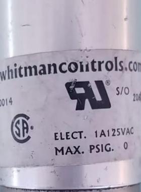 WHITMAN CONTROLS W117V-3H-F12M-X30014 真空开关 拆机默认报废!