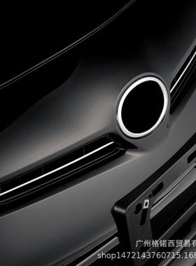 适用PRIUS30后期车标中网改装饰条专用普锐斯30系后期不锈钢饰条