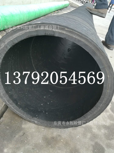 4寸吸排沙专用高压耐磨钢丝橡胶管DN102,108红色橡胶管