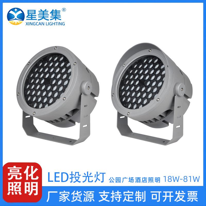 射树灯投光灯LED户外园林草坪灯DMX512 18W 24W 36W 48W 72W 81W