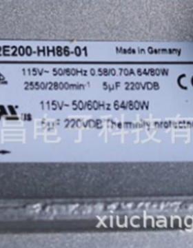 现货原装德国ebmpapst W2E200-HH86-01 22580 AC115V轴流风机风扇