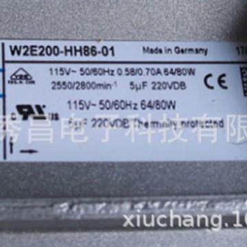 现货原装德国ebmpapst W2E200-HH86-01 22580 AC115V轴流风机风扇