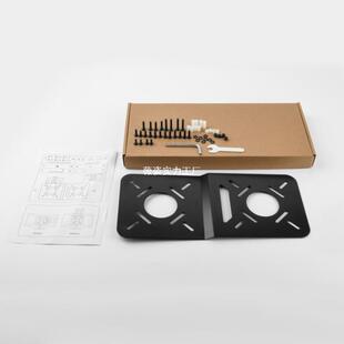 电脑显示器VESA连接支架迷你mini主机路由器挂架固定收纳支架