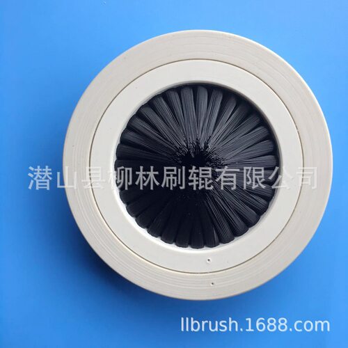 厂家直销异形圆盘刷 手工穿线栽毛尼龙毛内卷刷 工业抛光小刷轮