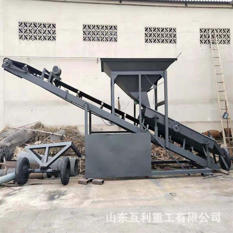 筛沙机移动式大型无轴滚筒筛小型震动筛沙筛石机砂石筛洗一体机