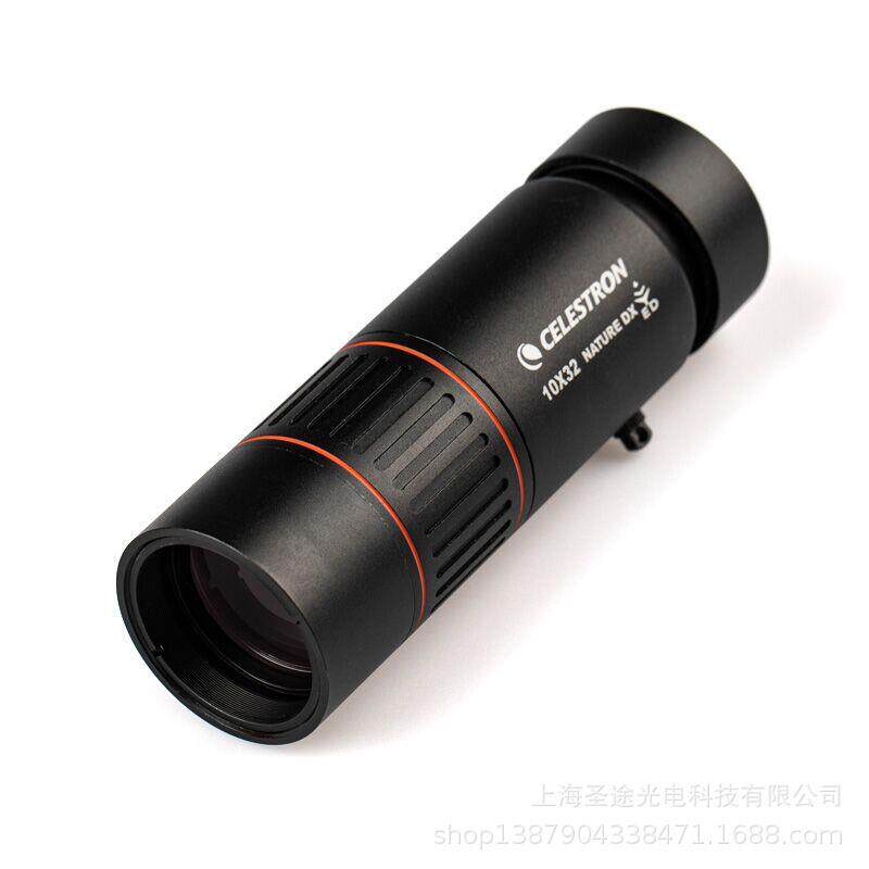 CELESTRON星特朗自然DX10x32ED手持高清单筒望远镜高倍专业便携式