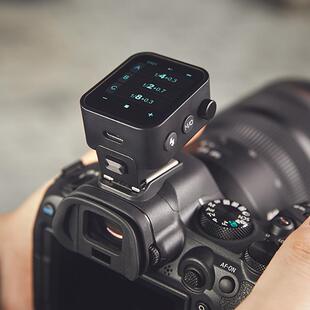 Godox神牛X3引闪器无线触摸屏TTL热靴闪光灯高速同步器迷你触发器