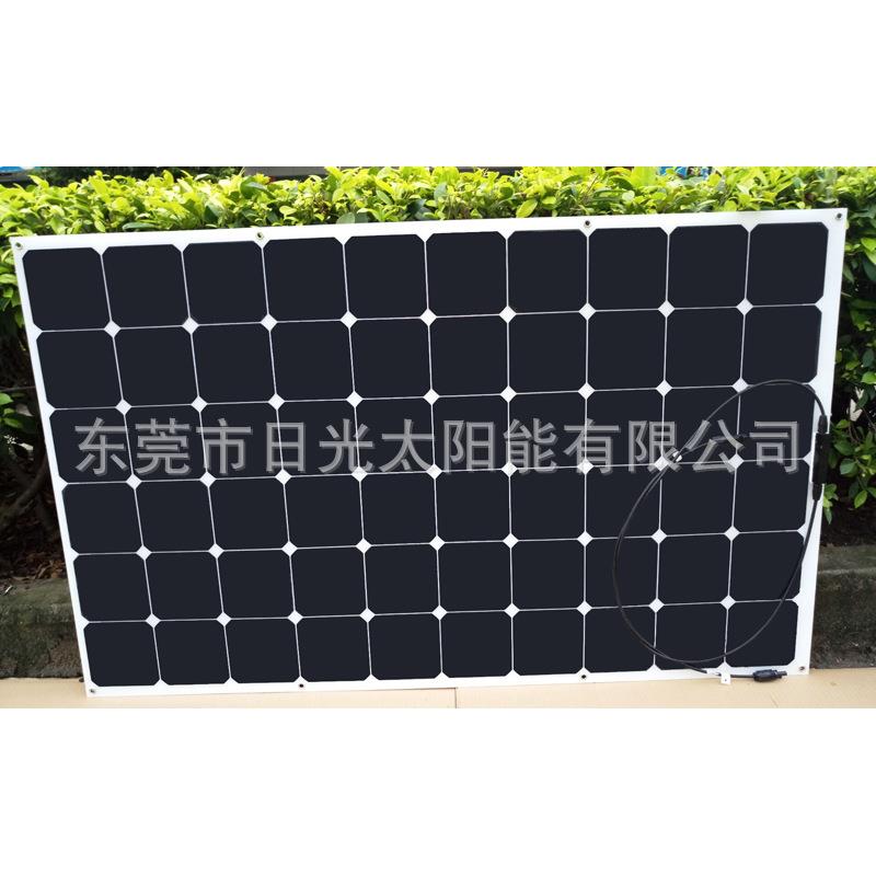单晶sunpower 柔性太阳能电池板 车船用太阳能板 可弯曲太阳能板