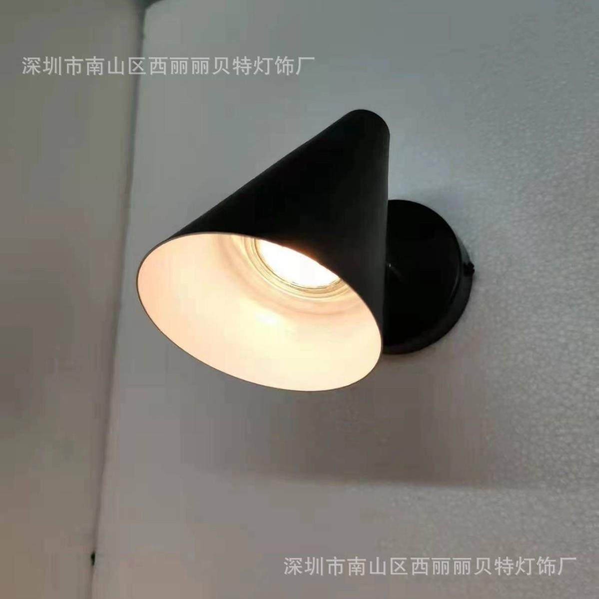 连锁酒店床头壁灯现代简约创意客房铝材方形LED壁灯工厂直供