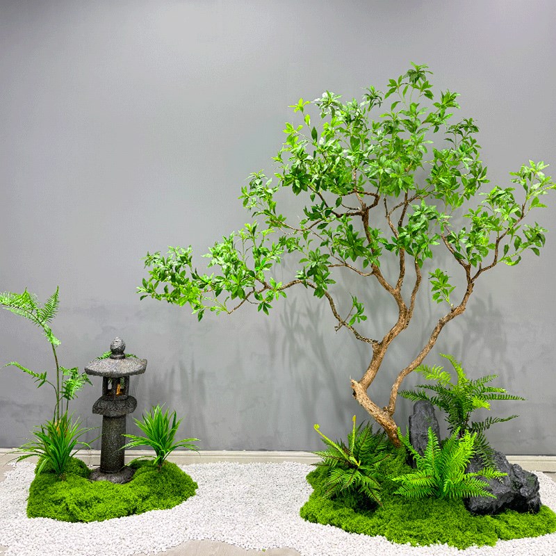 马醉木彷真绿植装饰植物造景室A内大型落地假树景观橱窗装饰吊钟