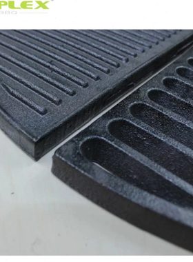 21寸陶瓷烧烤炉半圆形铸铁烤网 铸铁烤板 cast iron Griddle 烤网