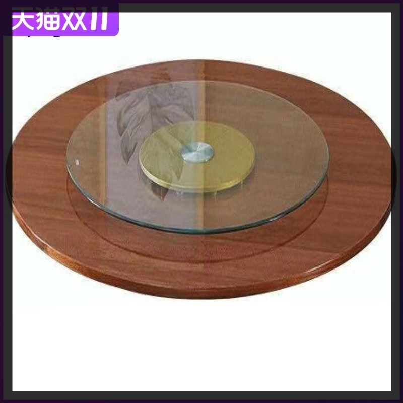 新款大圆桌面15j人加转盘餐桌木板桌面饭桌家用小户型简约实木圆