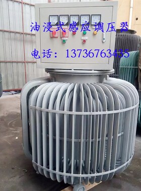 三相感应调压器300KVAs 油浸式电动调压器 工地矿用设备可调变压