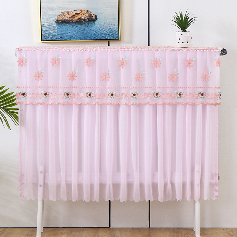 暖气片罩c简约家用老式暖气片遮挡防尘罩套子防熏黑装饰帘暖气罩