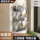 德国砧板免打孔放置子厨房置物架多功能案壁挂式 品器质菜板锅盖架