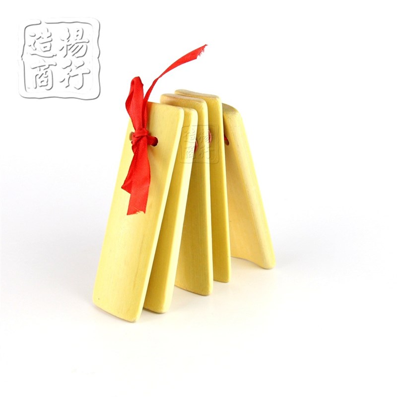 供应白竹小快板乐器响板普通莲花板竹板学习快板顺W口溜道具五片