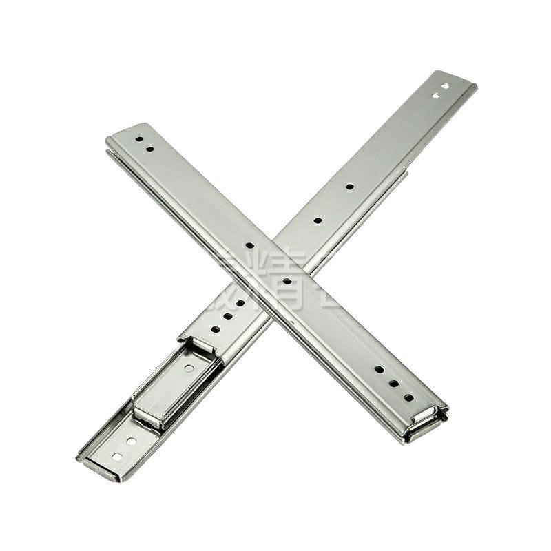 53宽三节IDB21重r型工业滑轨抽拉滑道重载型设备抽屉导轨道轨