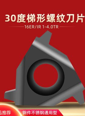 R4T形2.5301/内外1.5R梯I头2螺纹刀片ER/3 /车刀牙/挑丝/度/16
