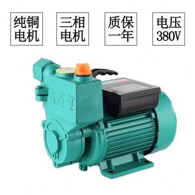3700漩涡电吸水0抽水机w工业11 750W38150相电0WV三w自吸泵0泵