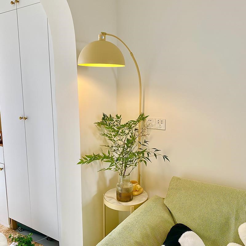 卧室床头柜灯一体落地灯客v厅沙发角边几北欧轻奢风装饰摆饰台灯