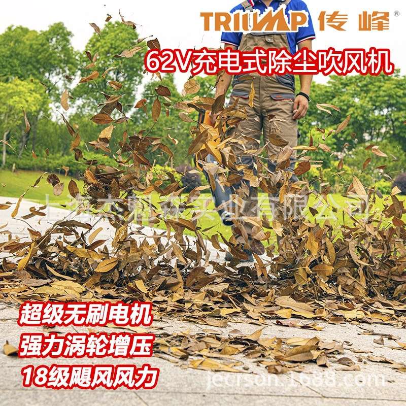 传峰TPBL6205 62V充电式工业吹风机手提无线锂电吹树叶除尘鼓风机
