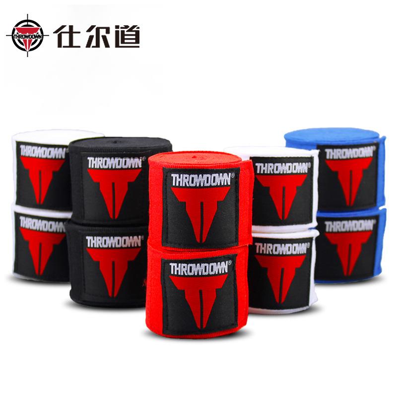 缠手带厂家直销护手绑带健身泰拳绑手带搏击散打格斗拳击绑带