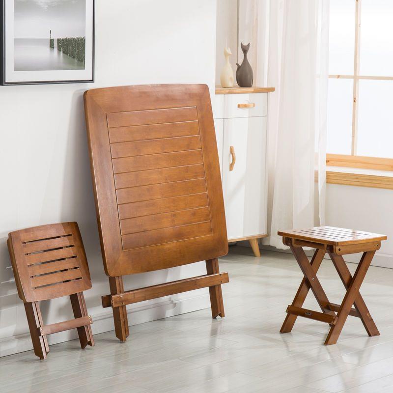 野餐吃饭折叠桌椅简易便携饭桌小方桌户外桌子简约家用正方形餐桌